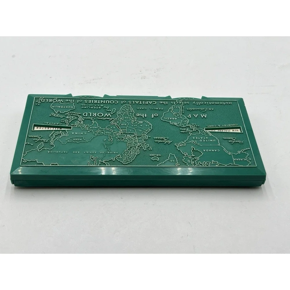 Vintage 1960 Sterling Map of the World Educator Pencil Case No 538 USA